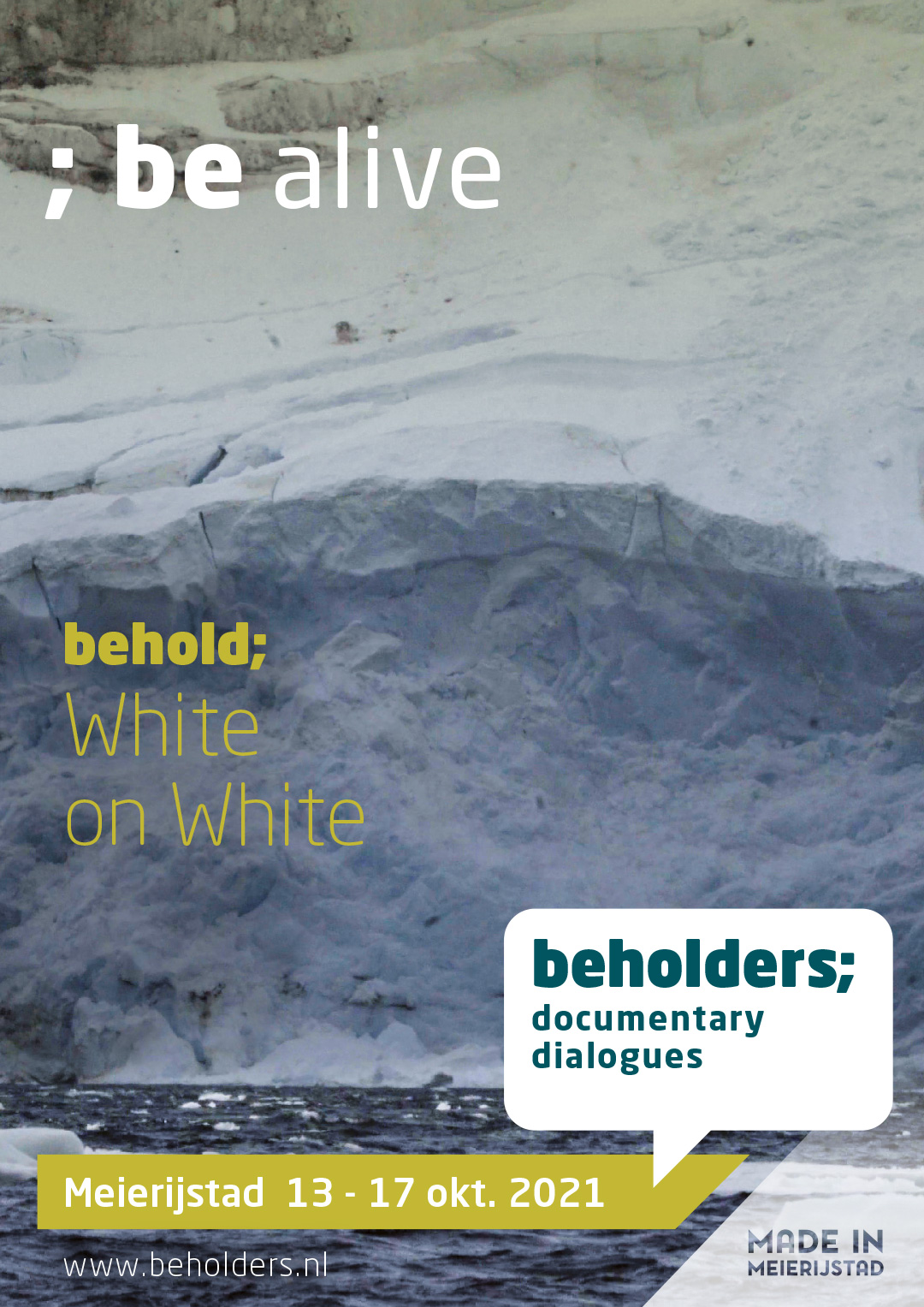 Beholders - White on White - Poster 2021