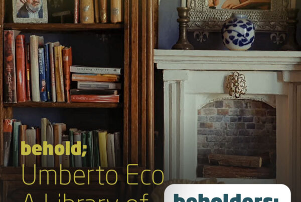 Umberto Eco A Library of the World - Beholders 2023
