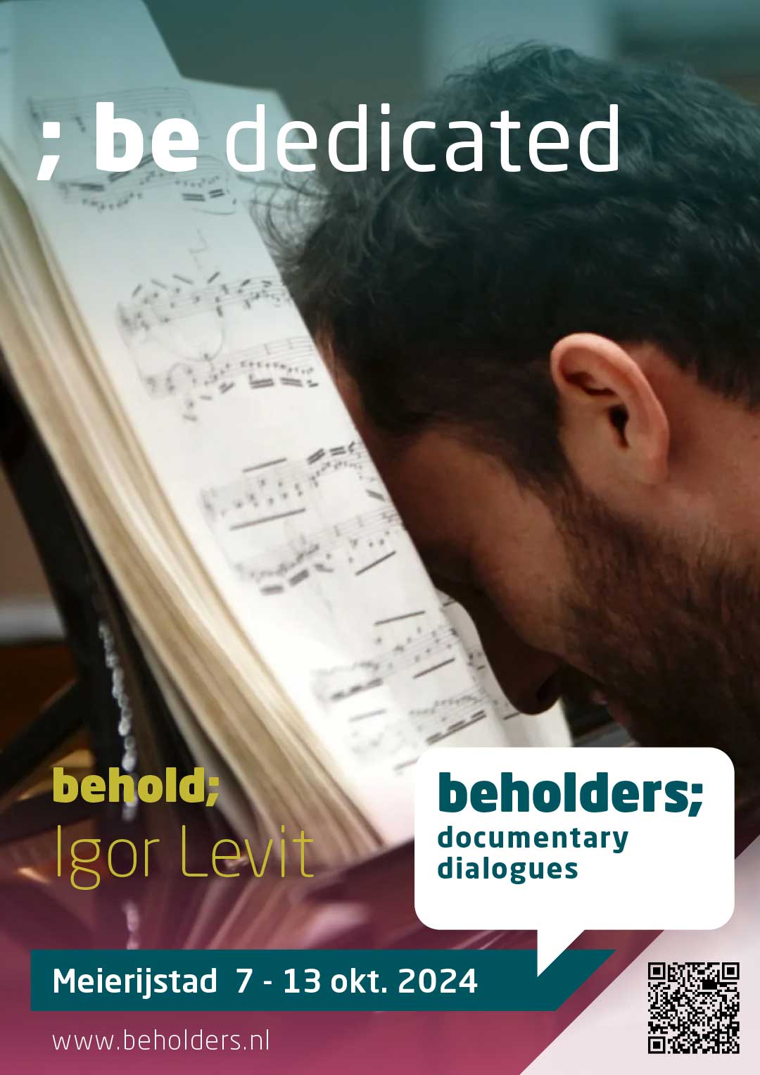 Igor Levit - Beholders 2024 - Poster