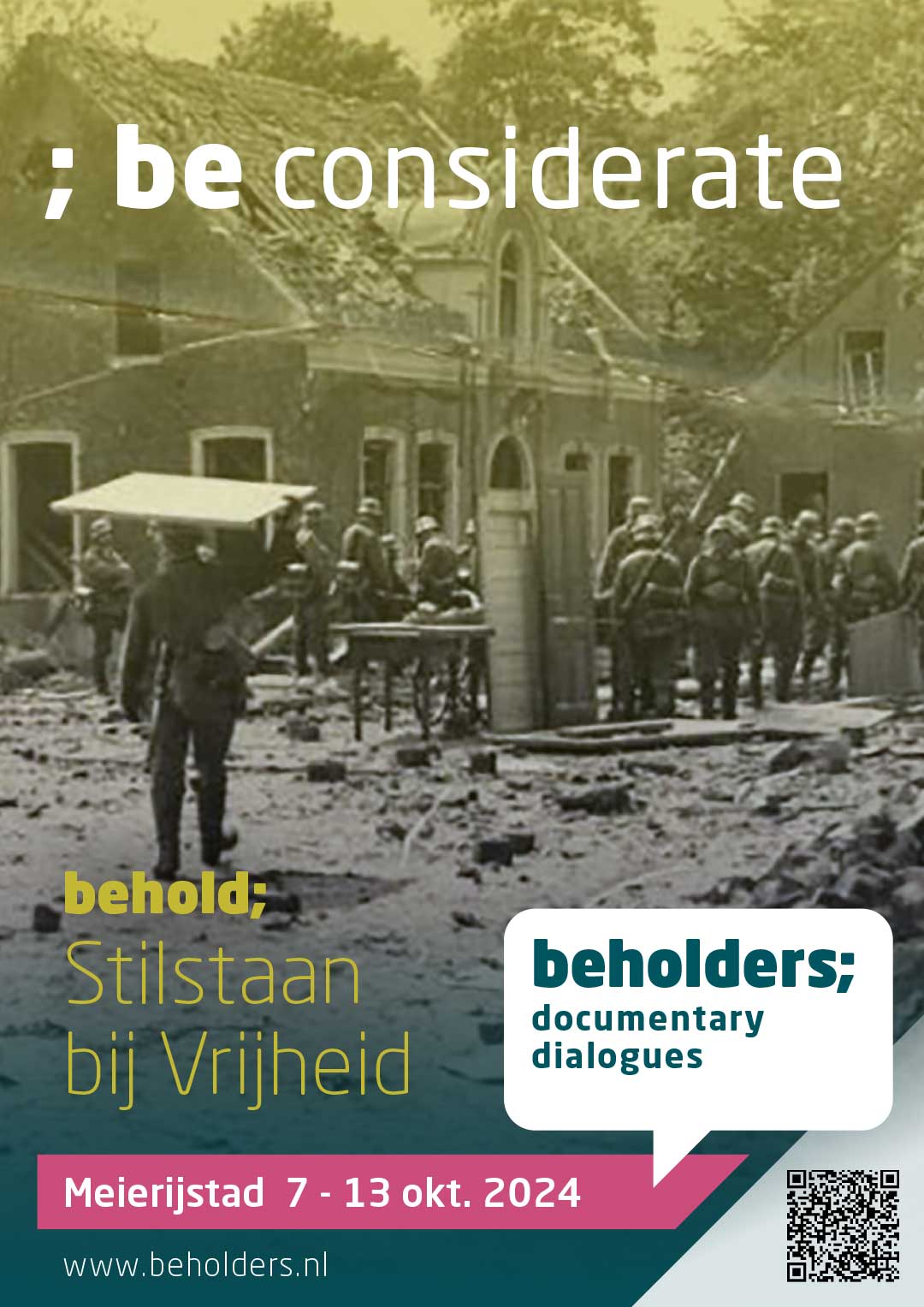 Stilstaan bij Vrijheid - Beholders 2024 - Poster